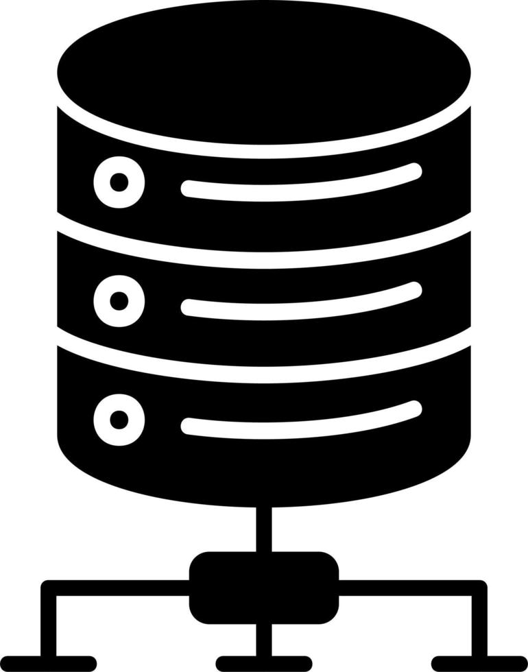 Database Storage Vector Icon
