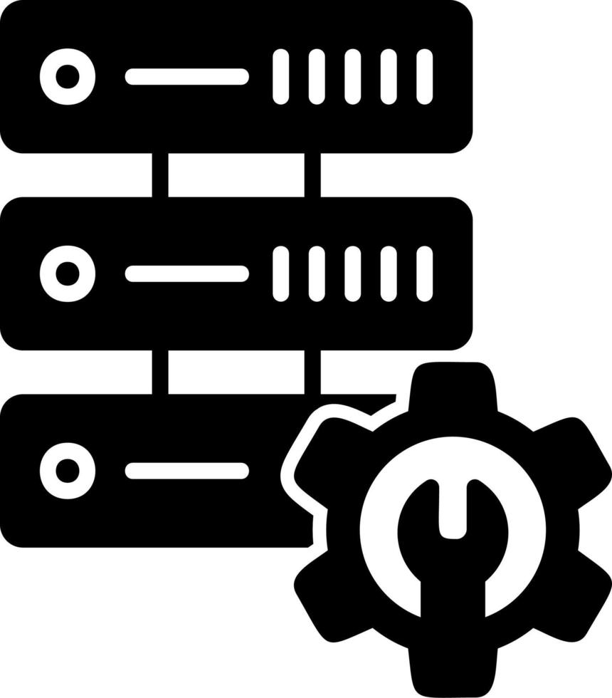 Repair Server Vector Icon