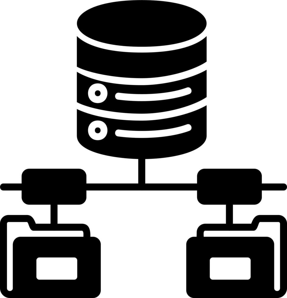 Folder Network Vector Icon