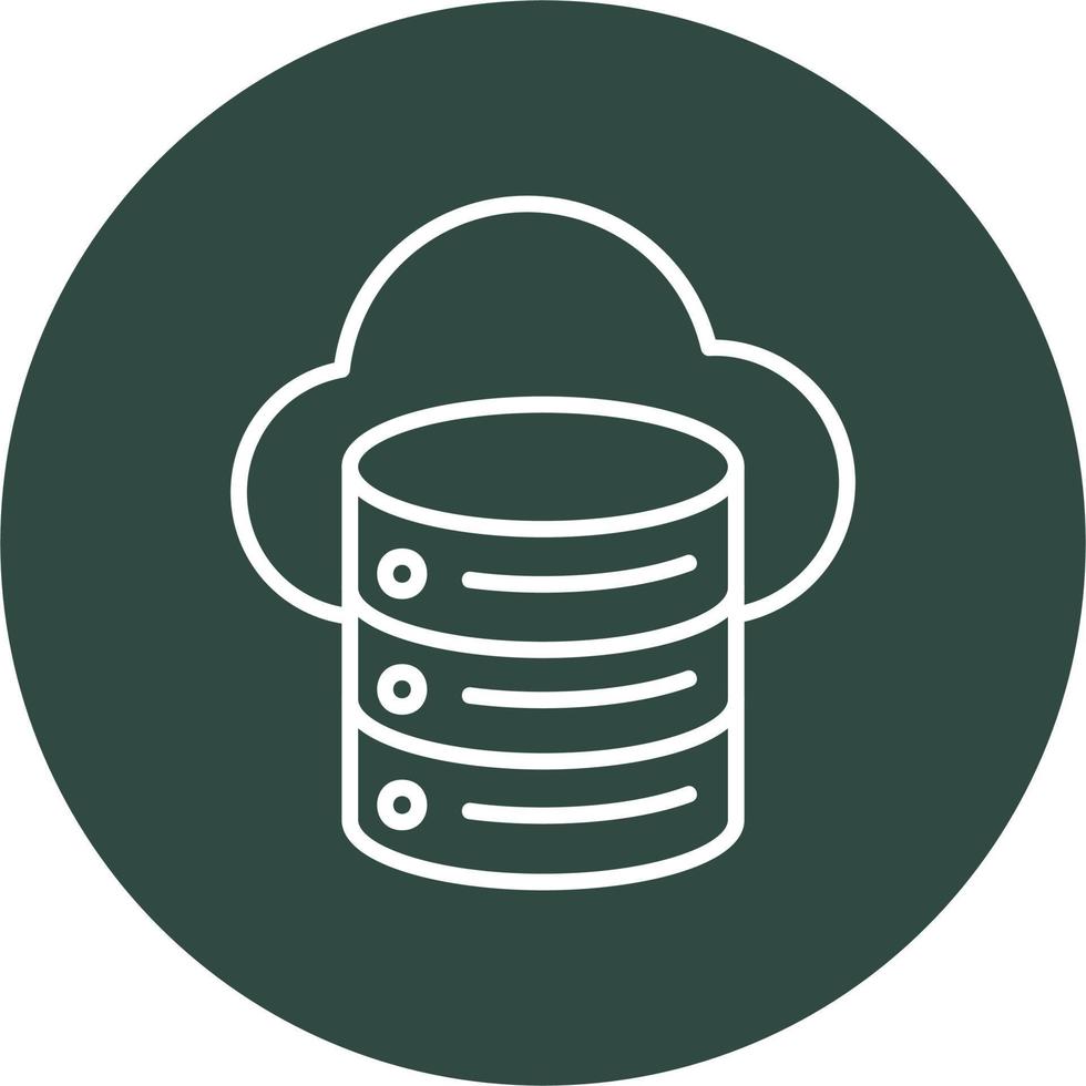 Cloud Network Vector Icon