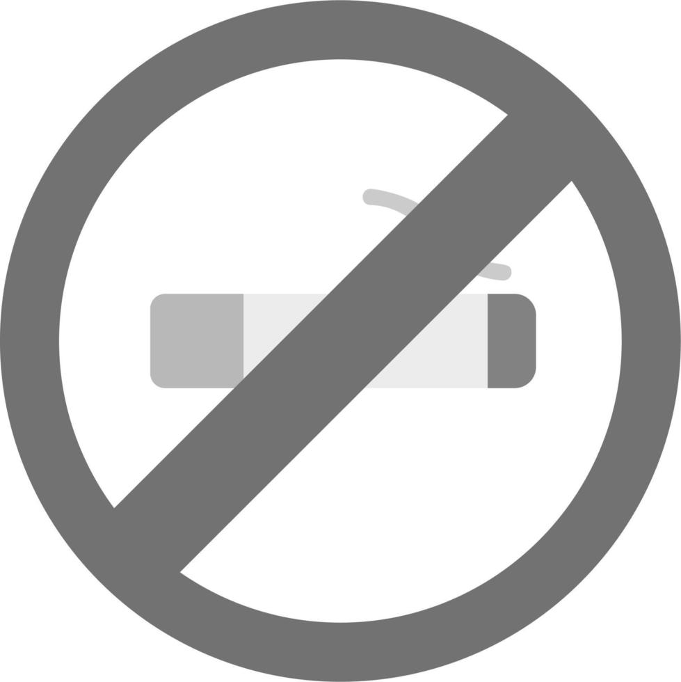 No Smoking Vector Icon