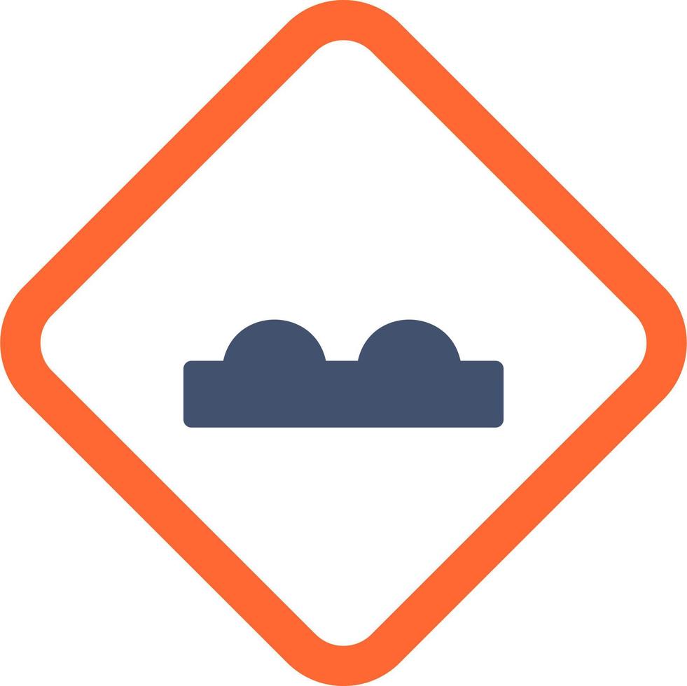 Uneven Road Vector Icon