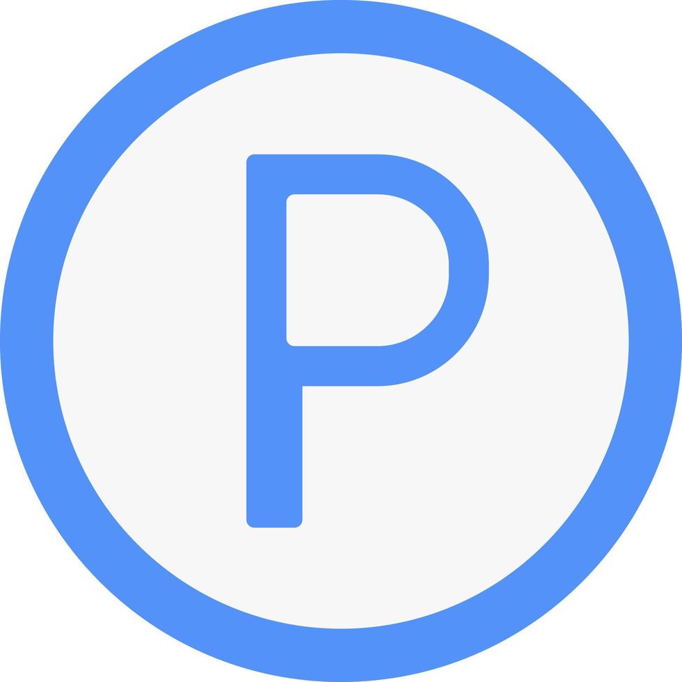 Parking Lot Vector Icon