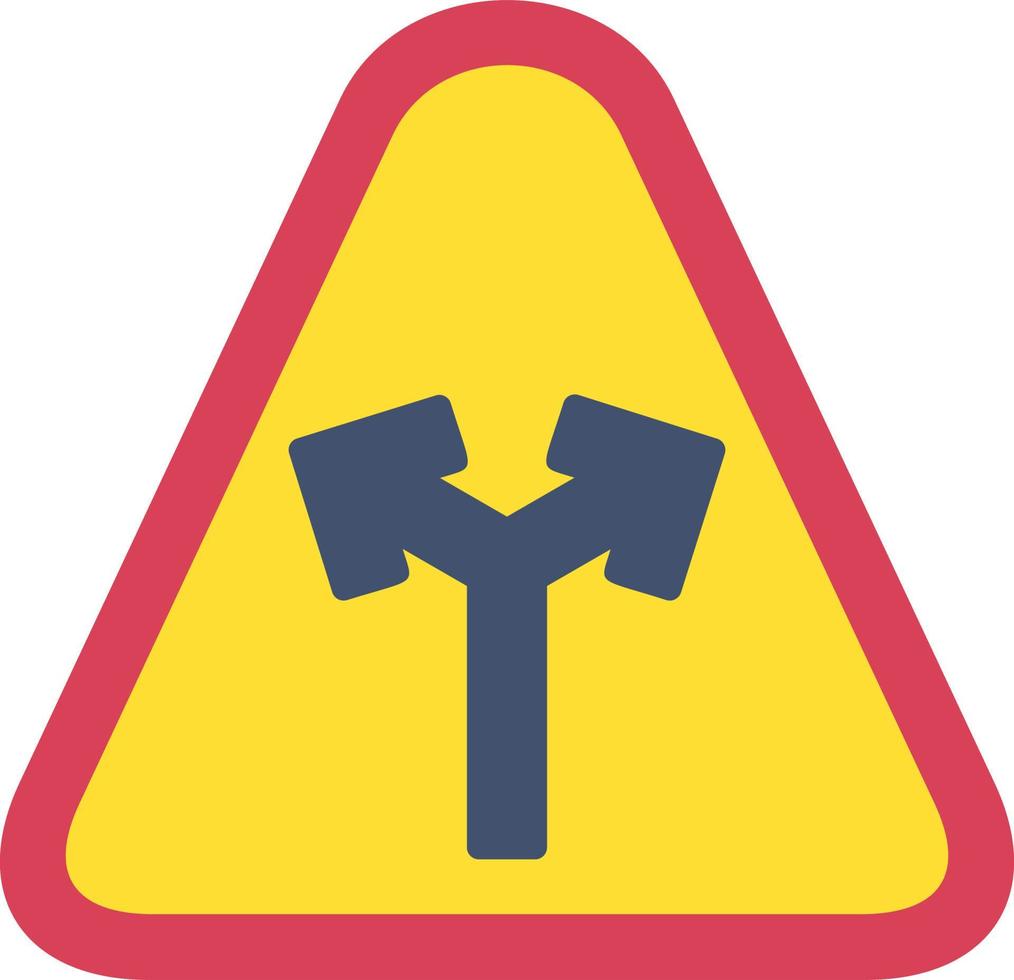 Y Intersection Vector Icon