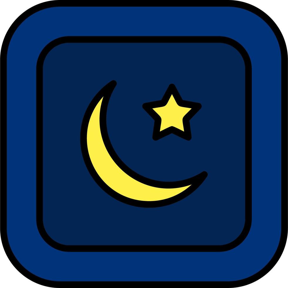 Night Mode Vector Icon