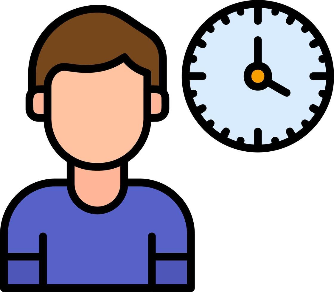 User time Vector Icon