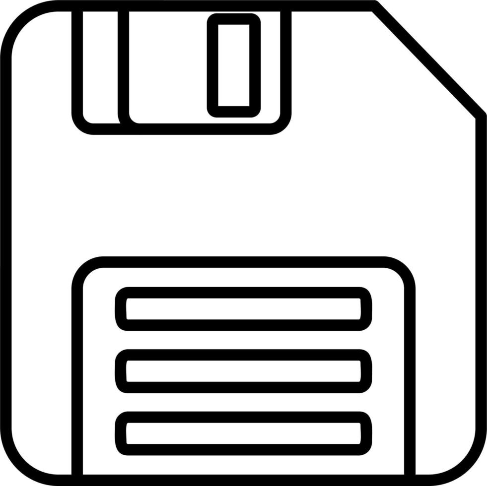Diskette Vector Icon