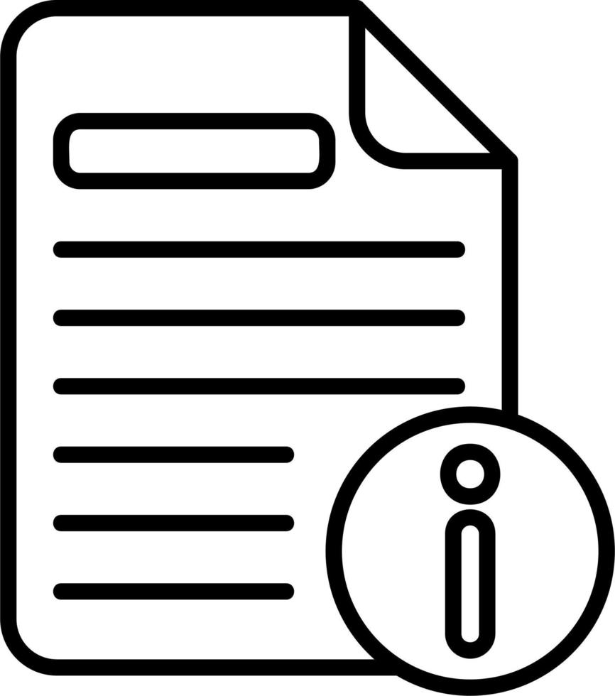 Information Vector Icon