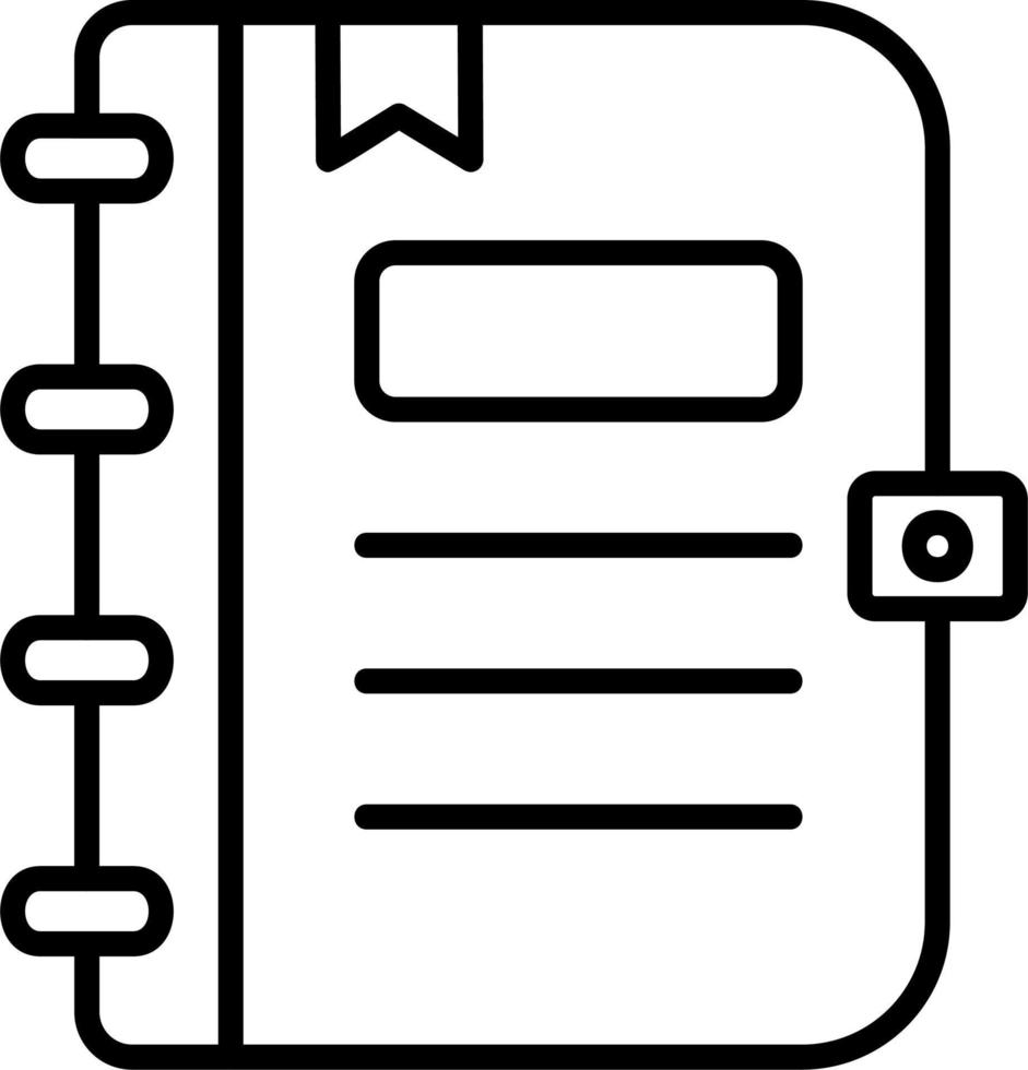 Journal Vector Icon