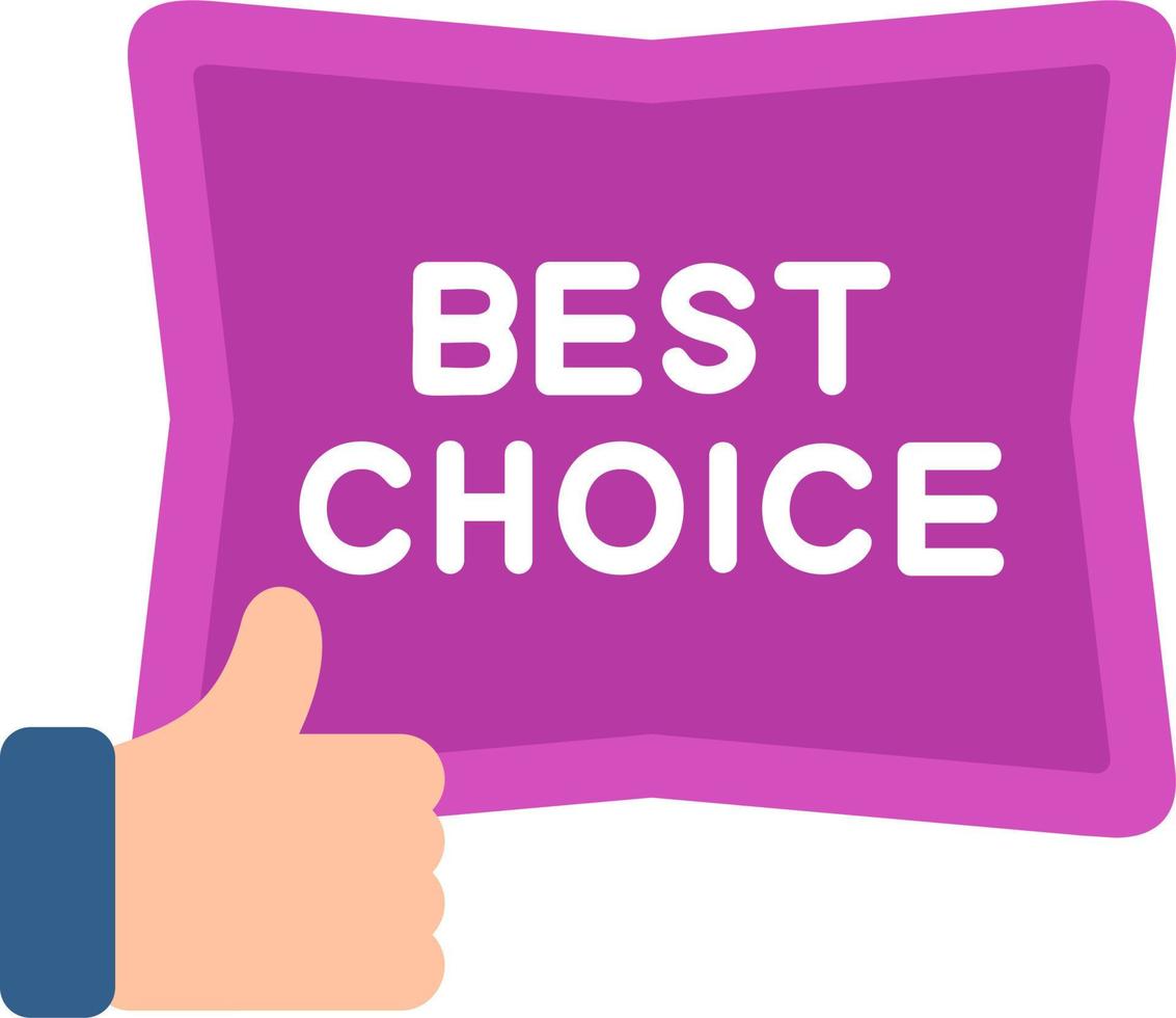 Best Choice Vector Icon