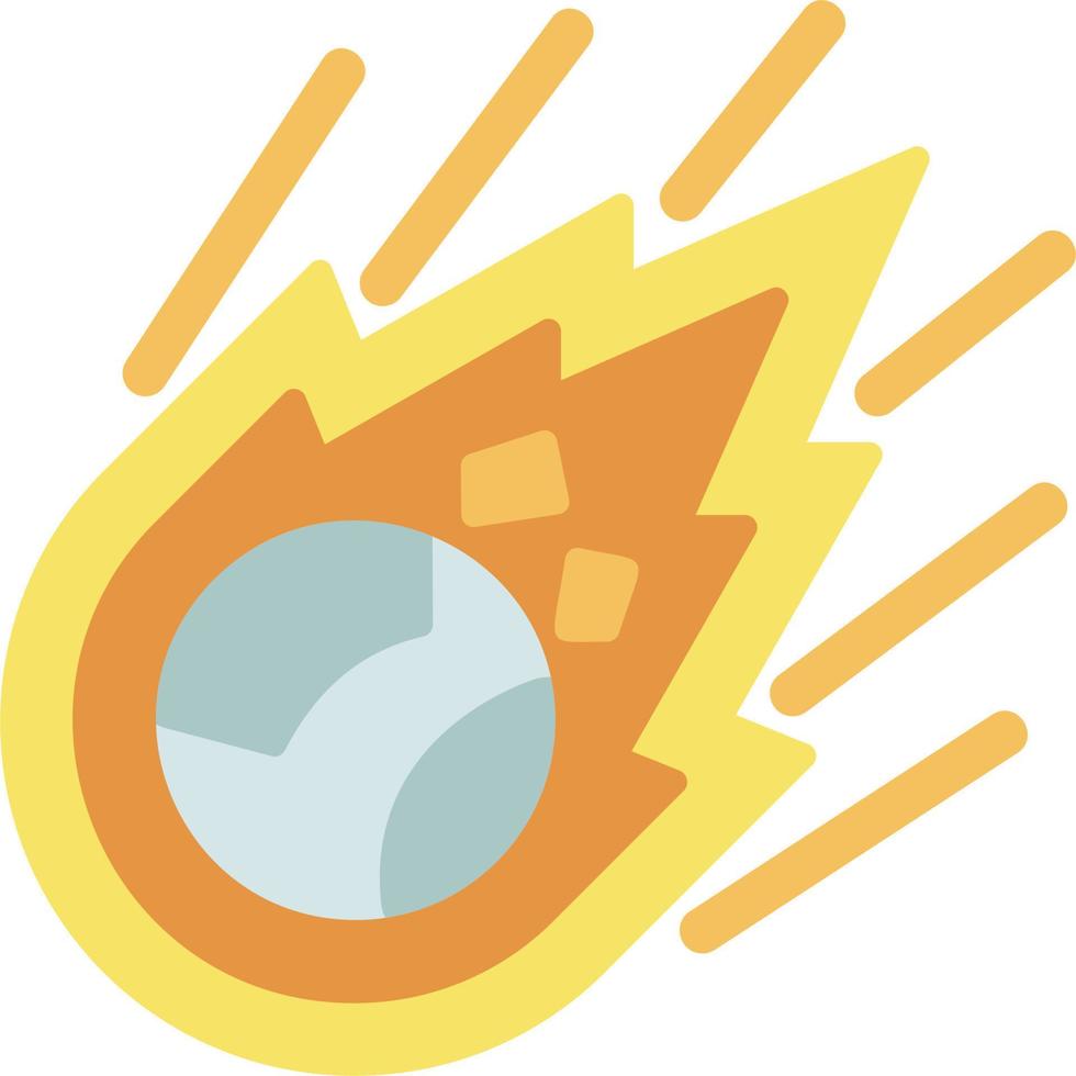 Meteor Vector Icon