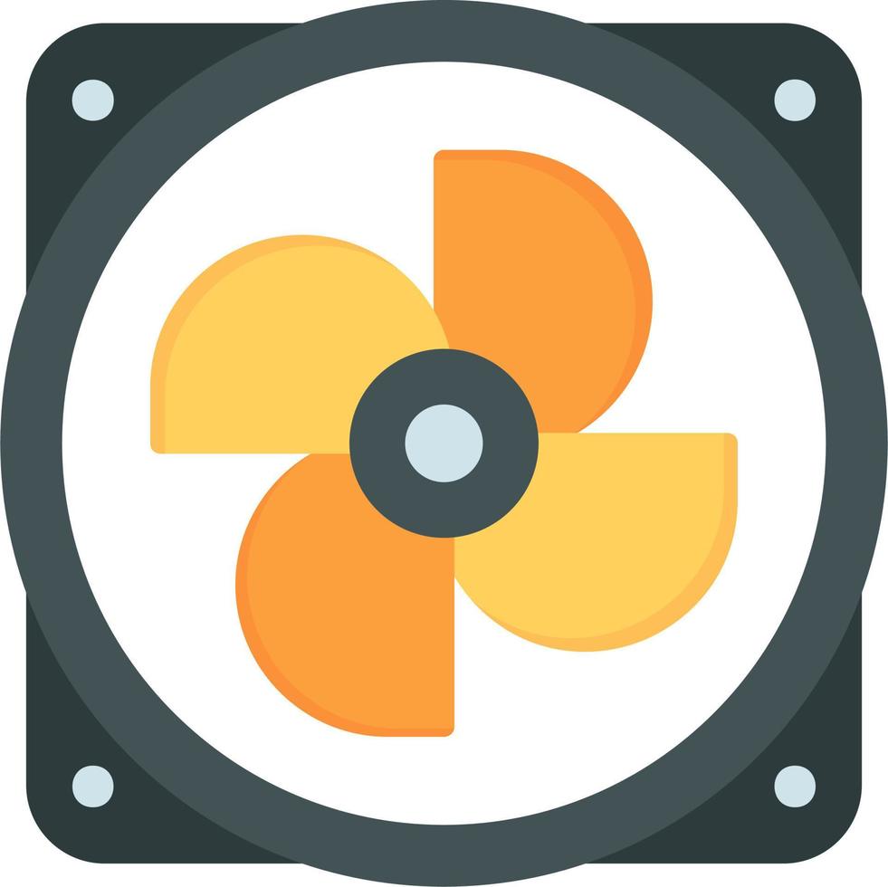 Cooling Fan Vector Icon