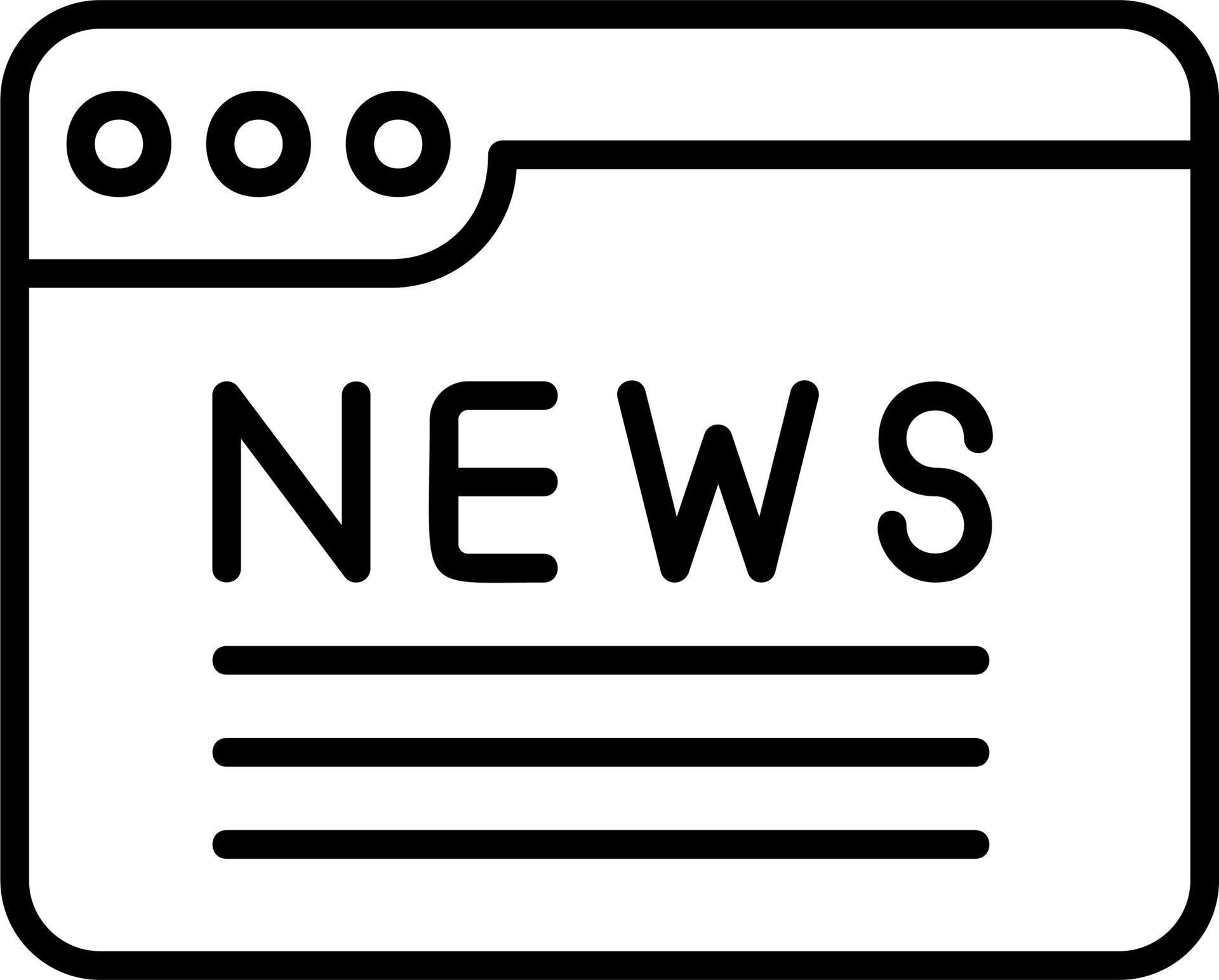 News Vector Icon 20351031 Vector Art at Vecteezy