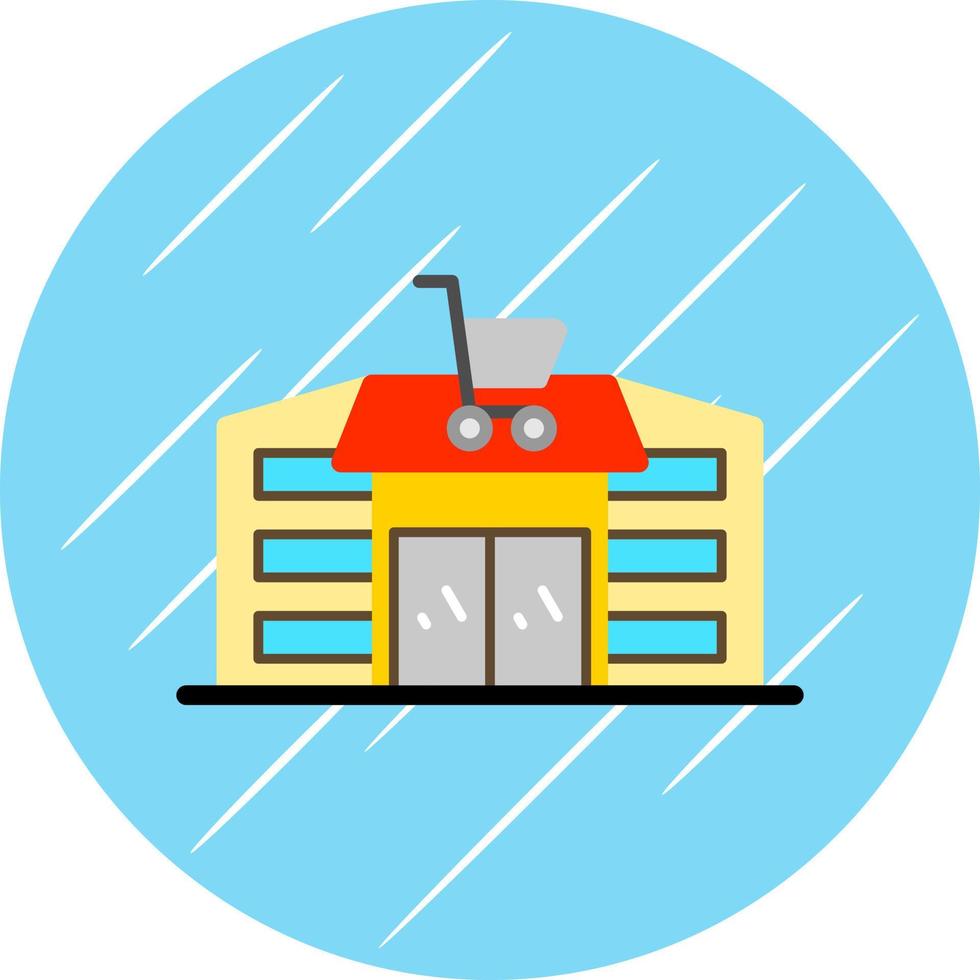 diseño de icono de vector de supermercado