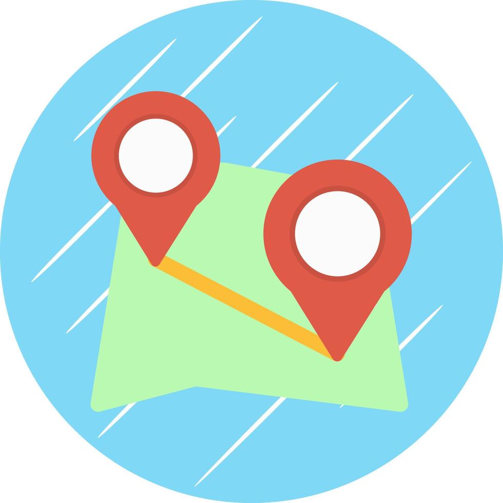 Multiple Destinations Vector Icon Design