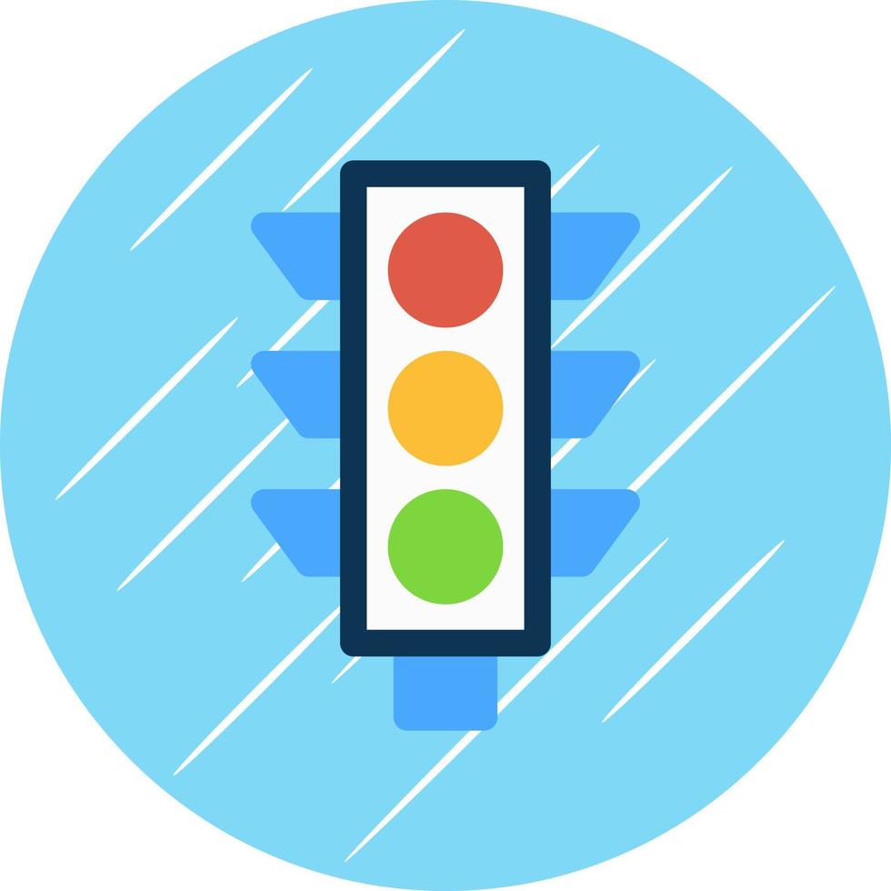 Traffic Light Vector Icon Design