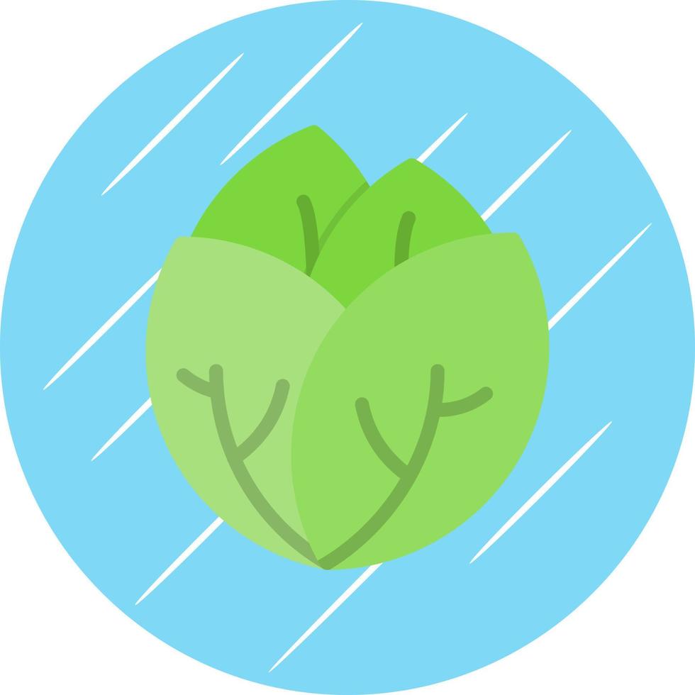 Cabbage Vector Icon Design