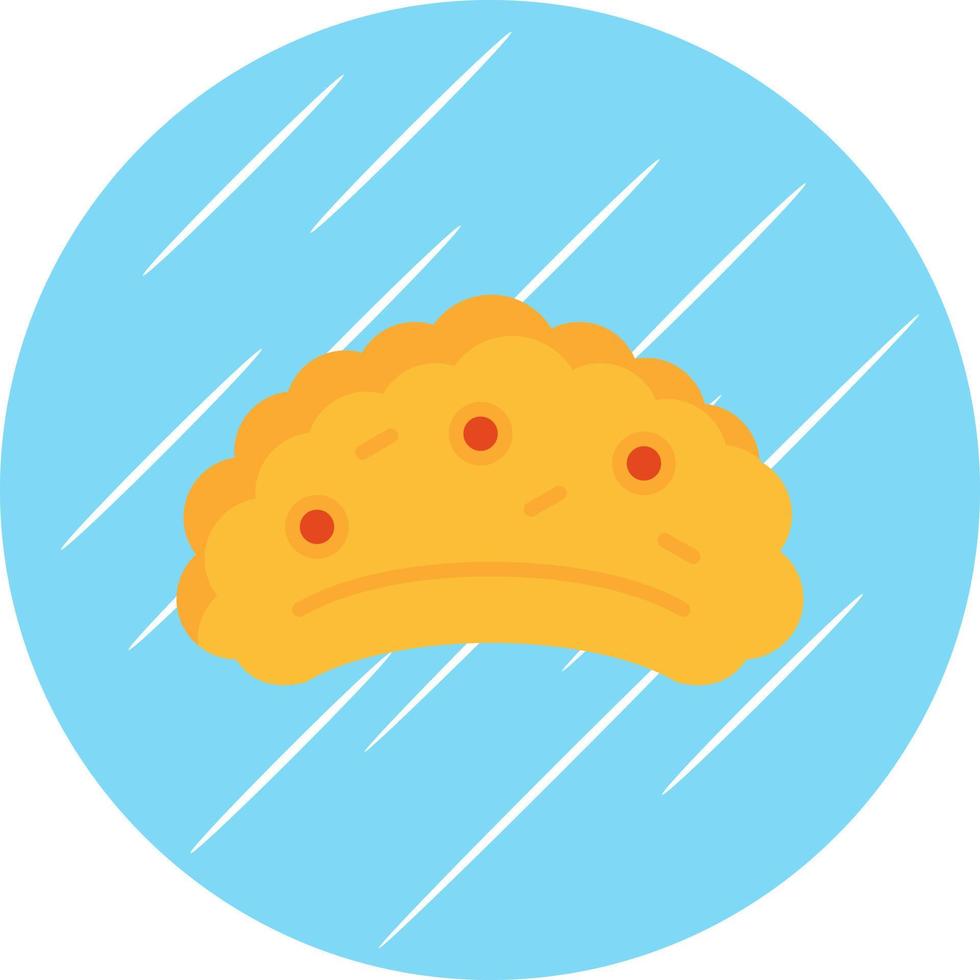 Empanada Vector Icon Design