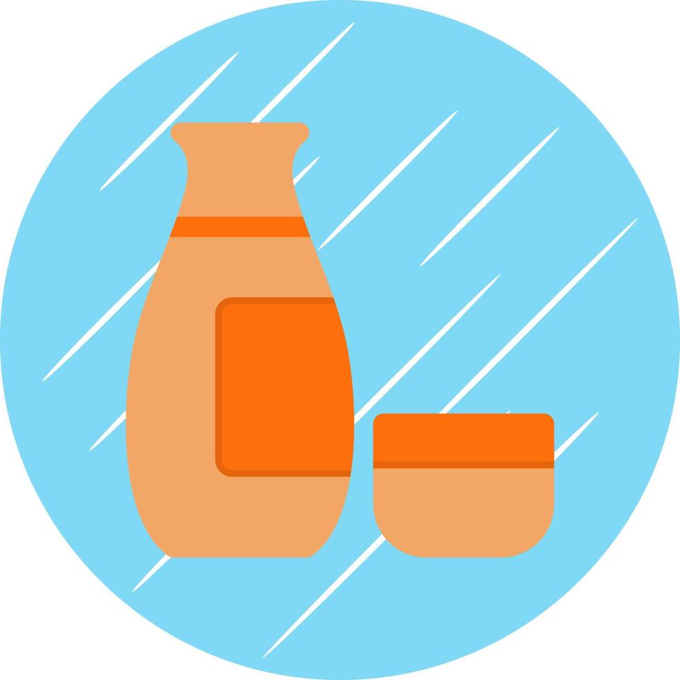 Sake Vector Icon Design