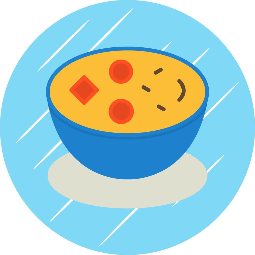 Clam Chowder Vector Icon Design