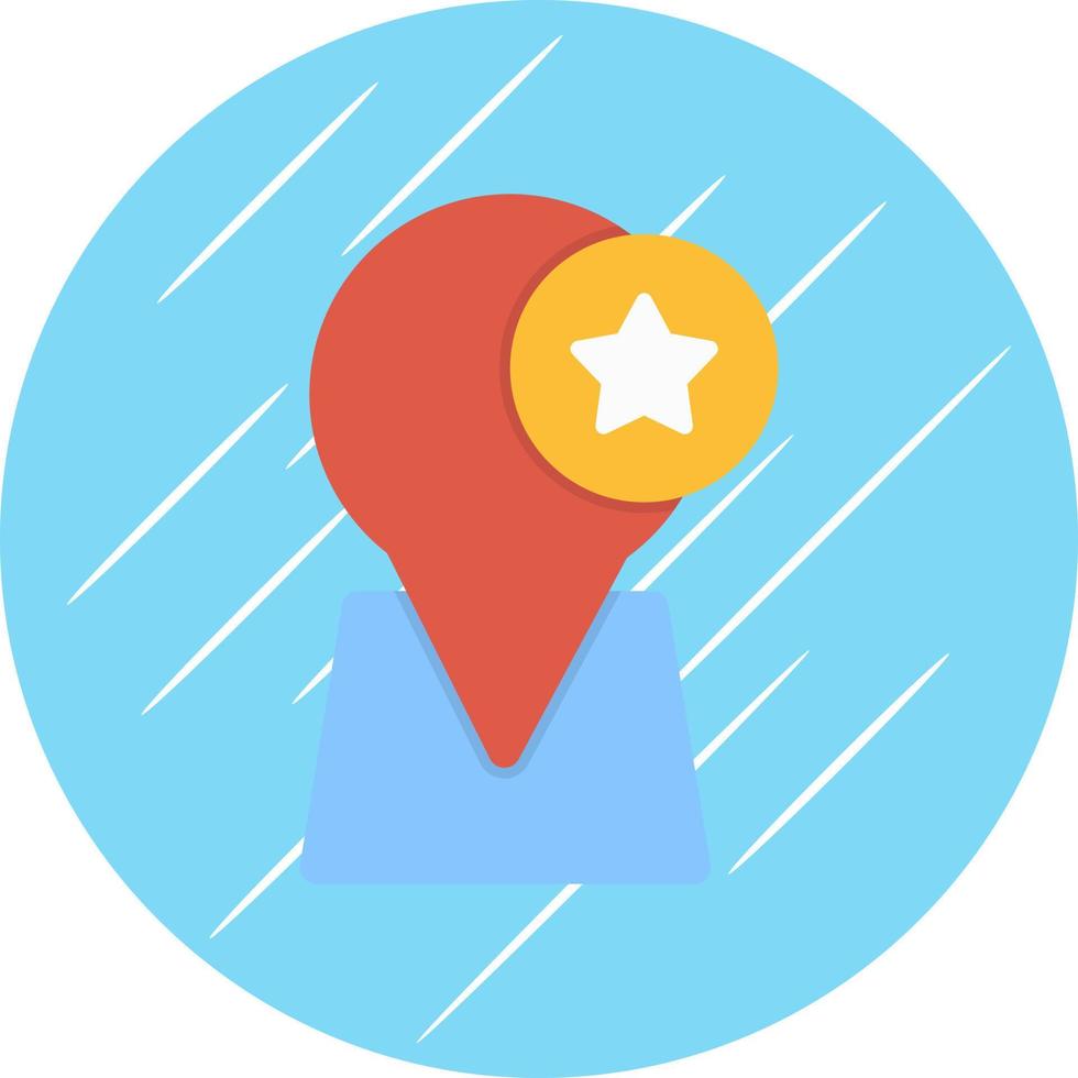 Favorite Destination Vector Icon Design