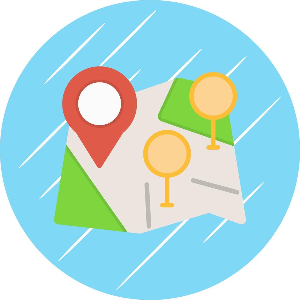 Multiple POIs Vector Icon Design