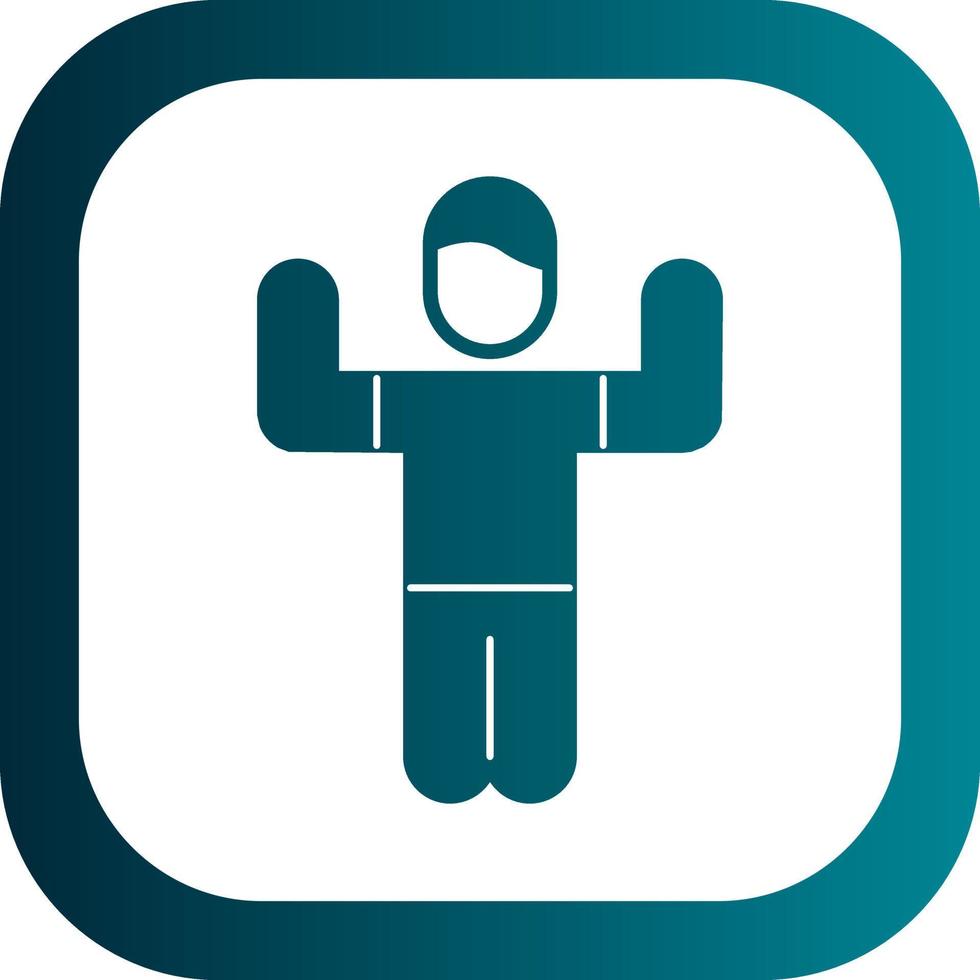 Person Exercising Vector Icon Design