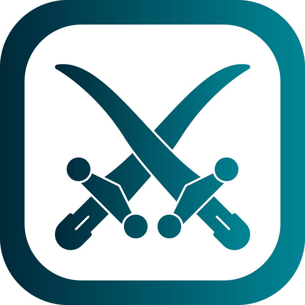 Swords Vector Icon Design