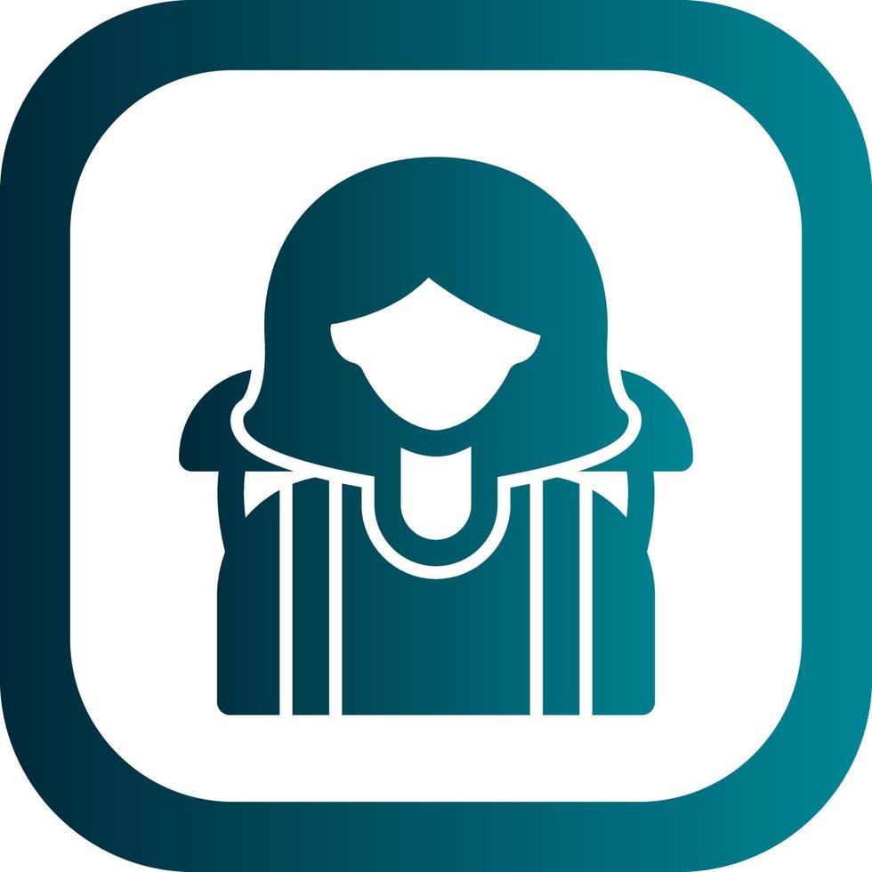 Woman Traveller Vector Icon Design