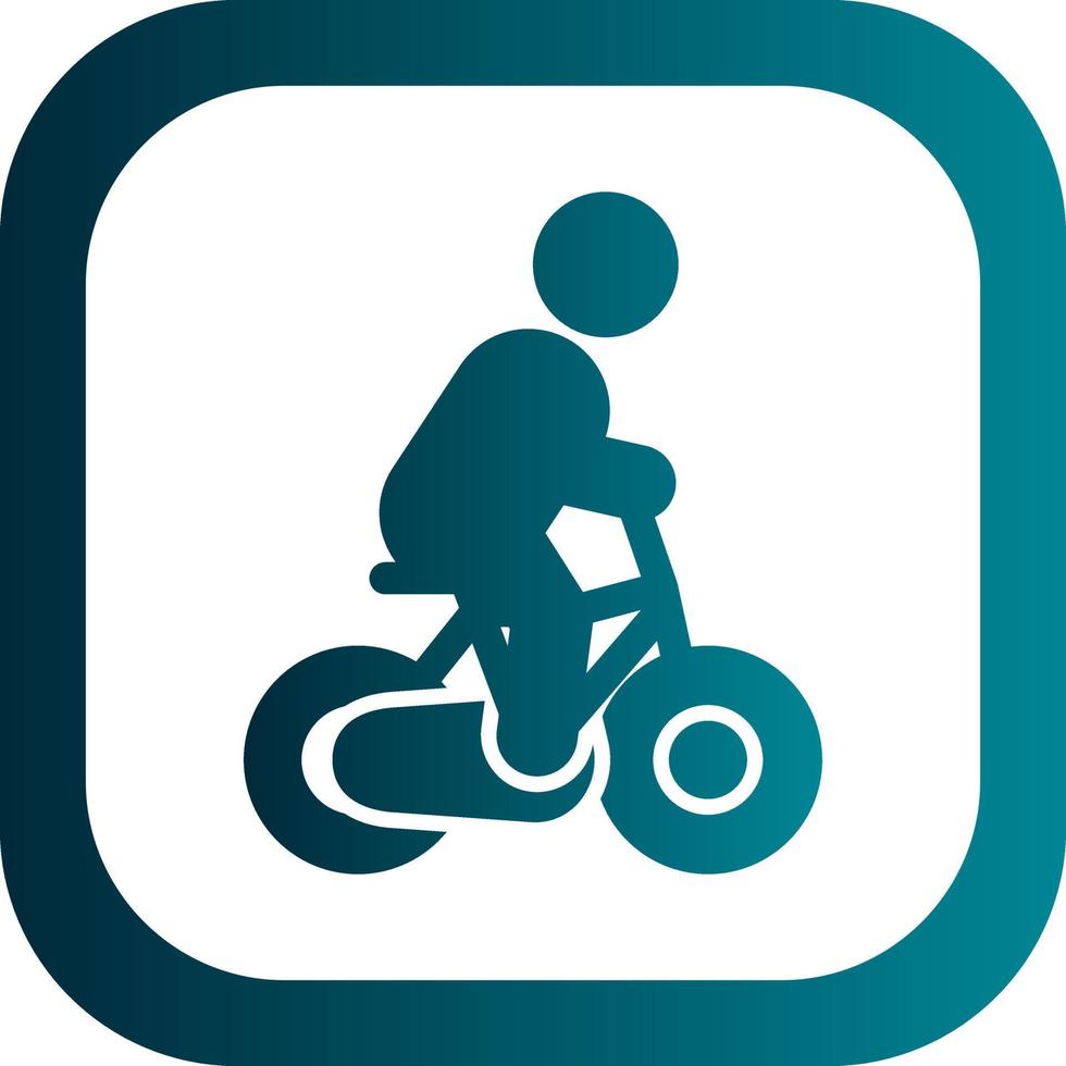 diseño de icono de vector de ciclismo
