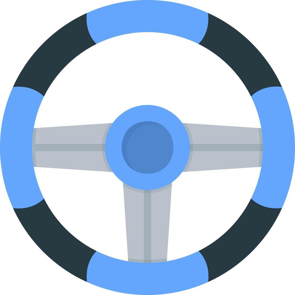 Steering Wheel Vector Icon