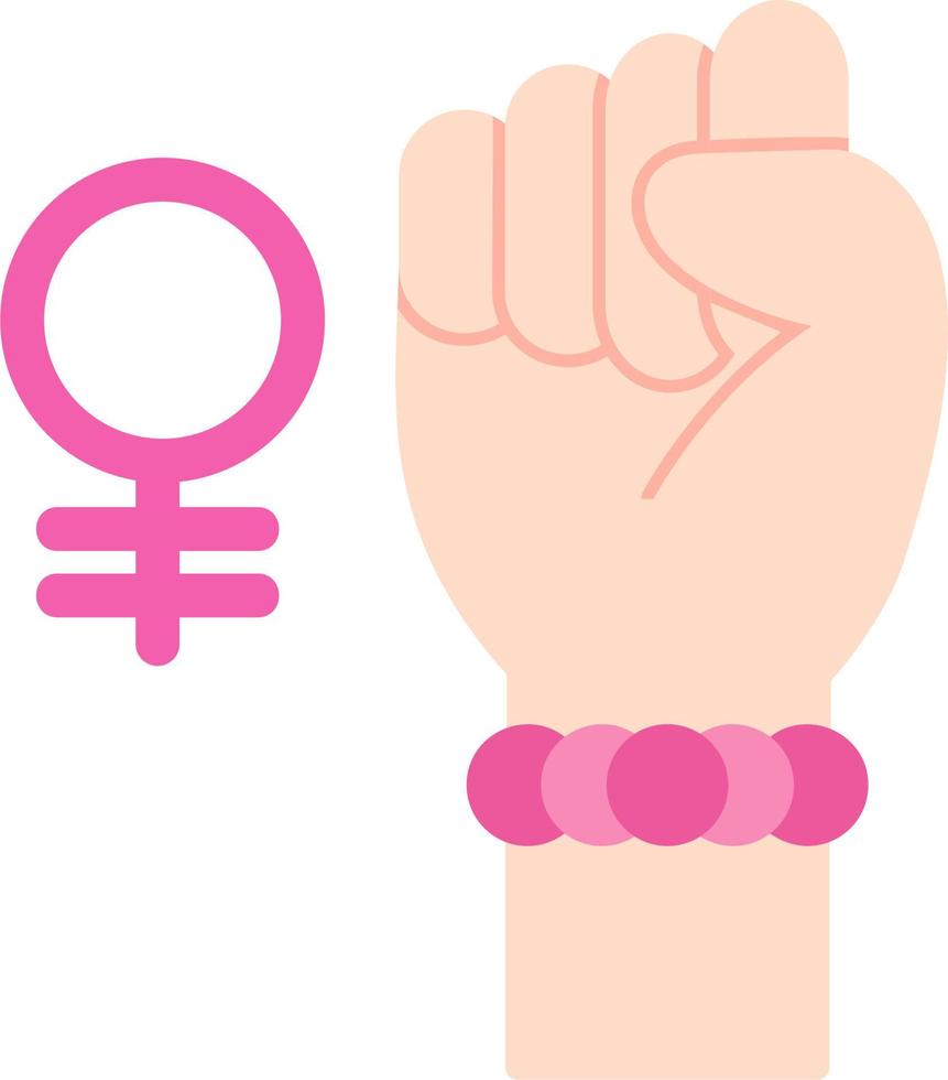 Womens Power Vector Icon