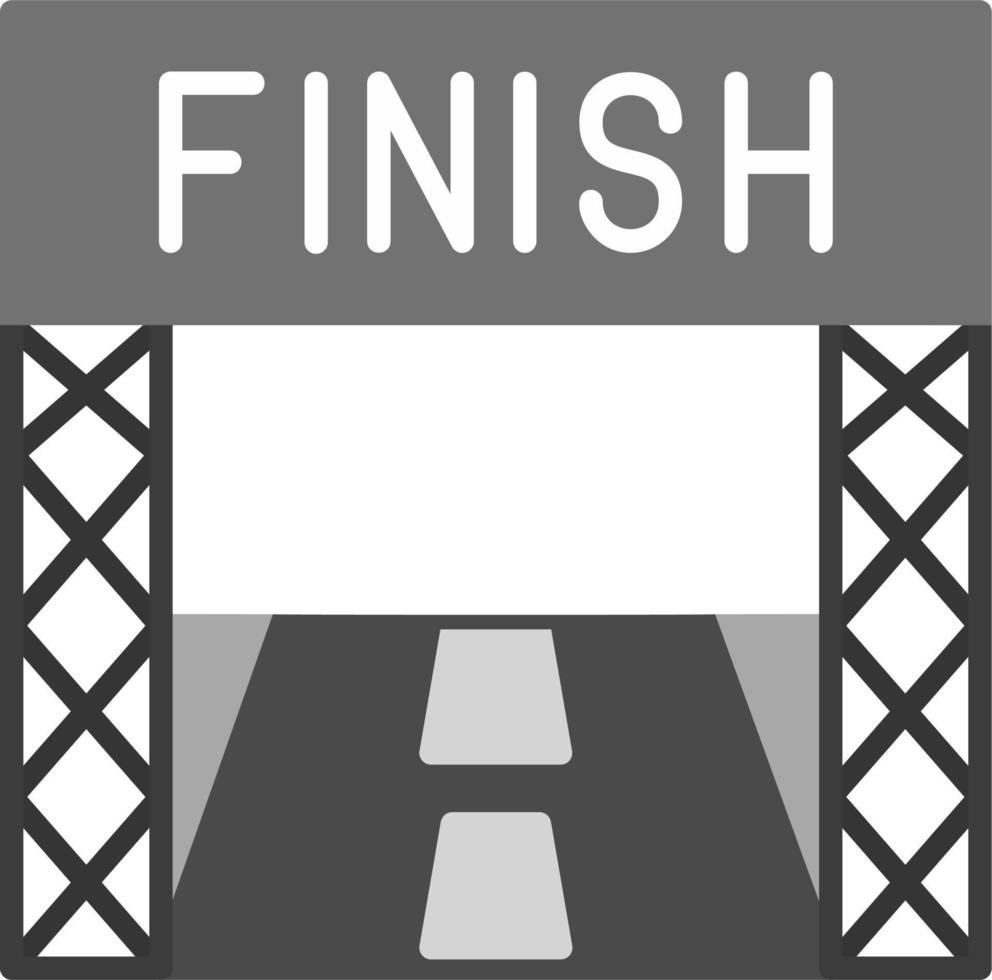 Finish Line Vector Icon