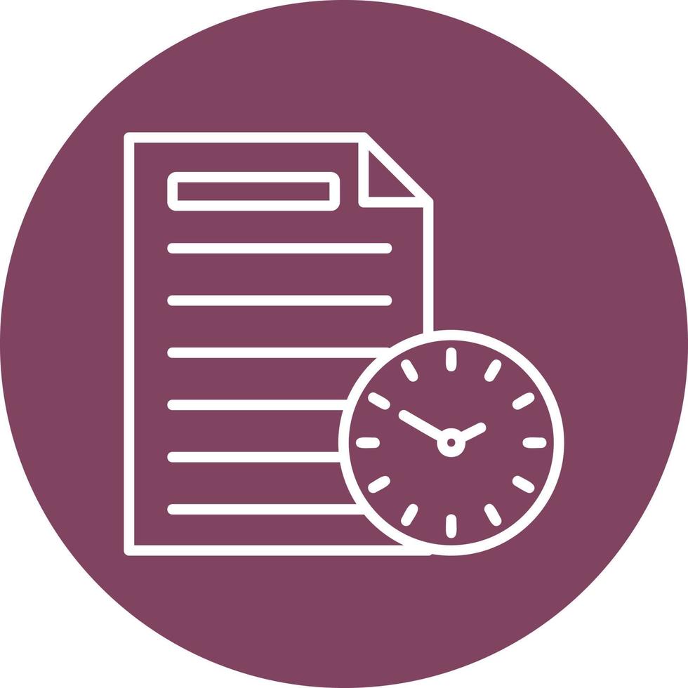Time Management Vector Icon
