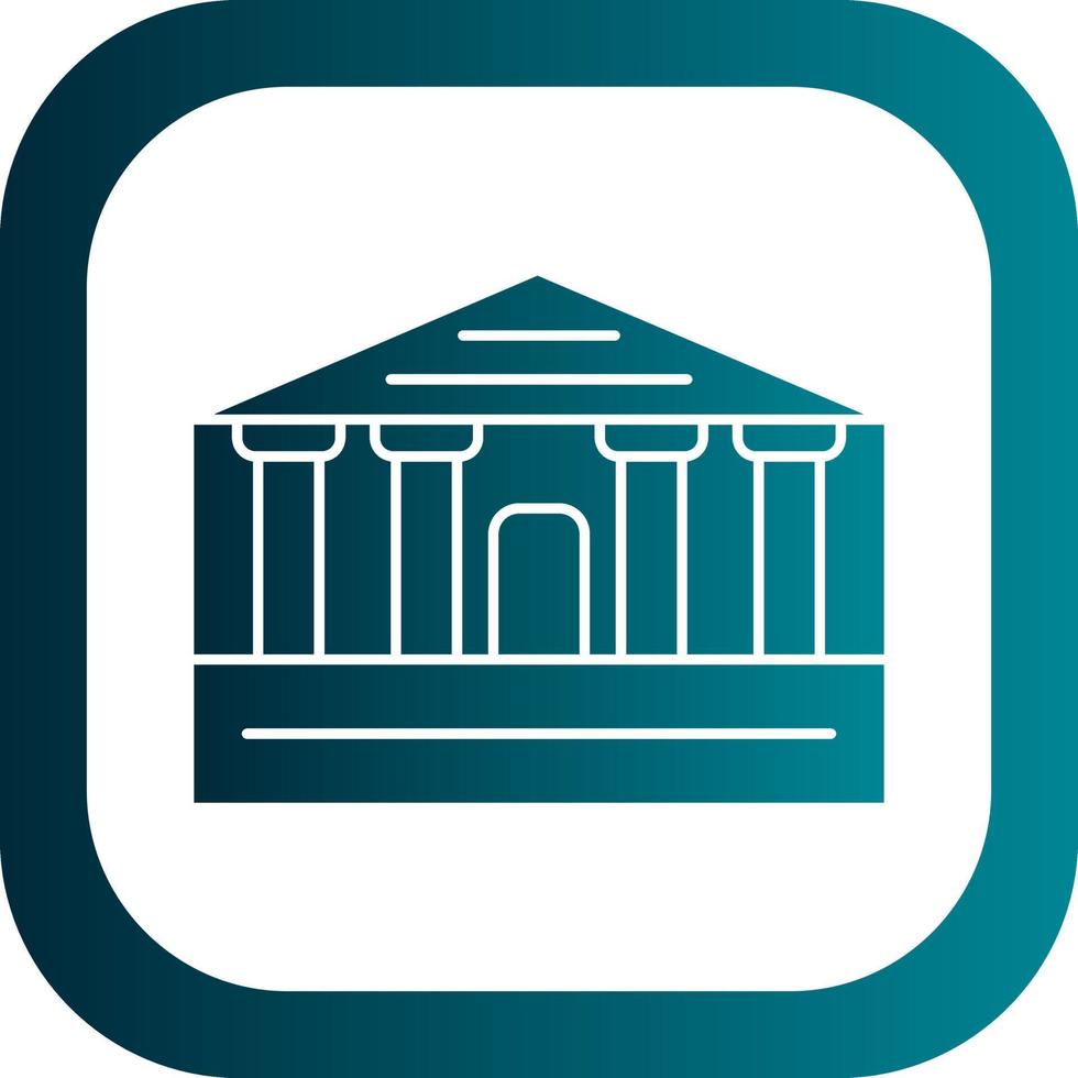 Parthenon Vector Icon Design