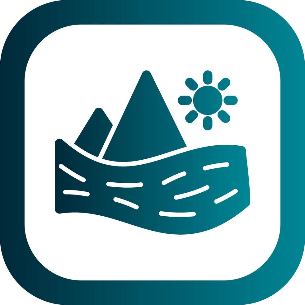 Lake Vector Icon Design