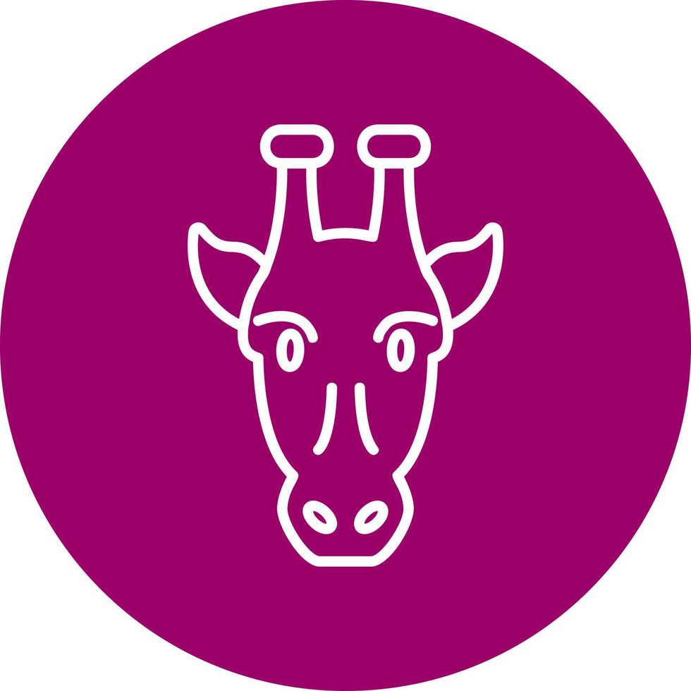 Giraffe Vector Icon