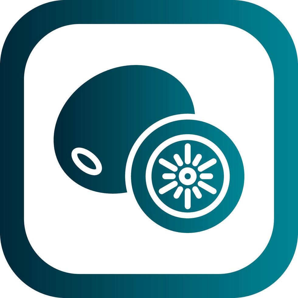 Kiwi Vector Icon Design