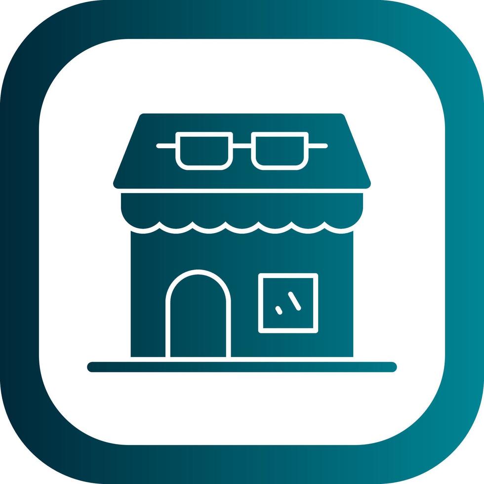 Optical Shop Vector Icon Design