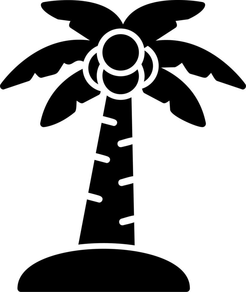 icono de vector de árbol de Palma