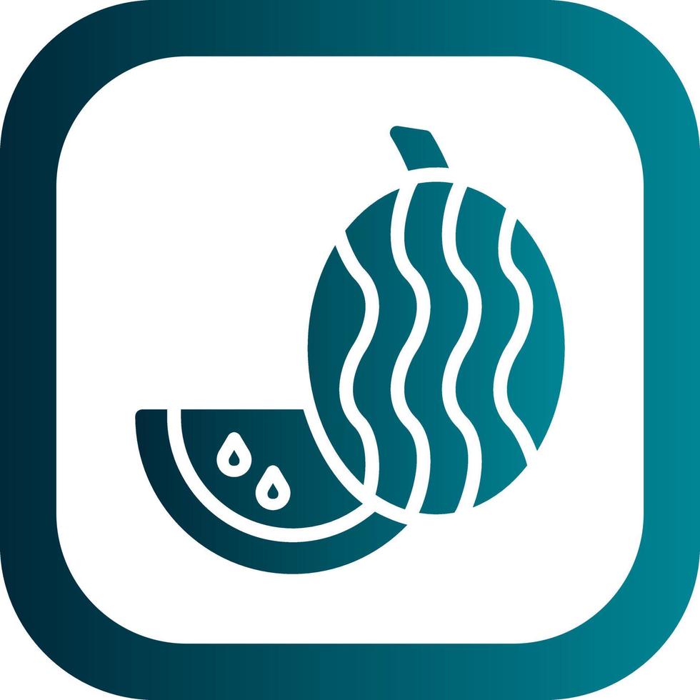 Watermelon Vector Icon Design