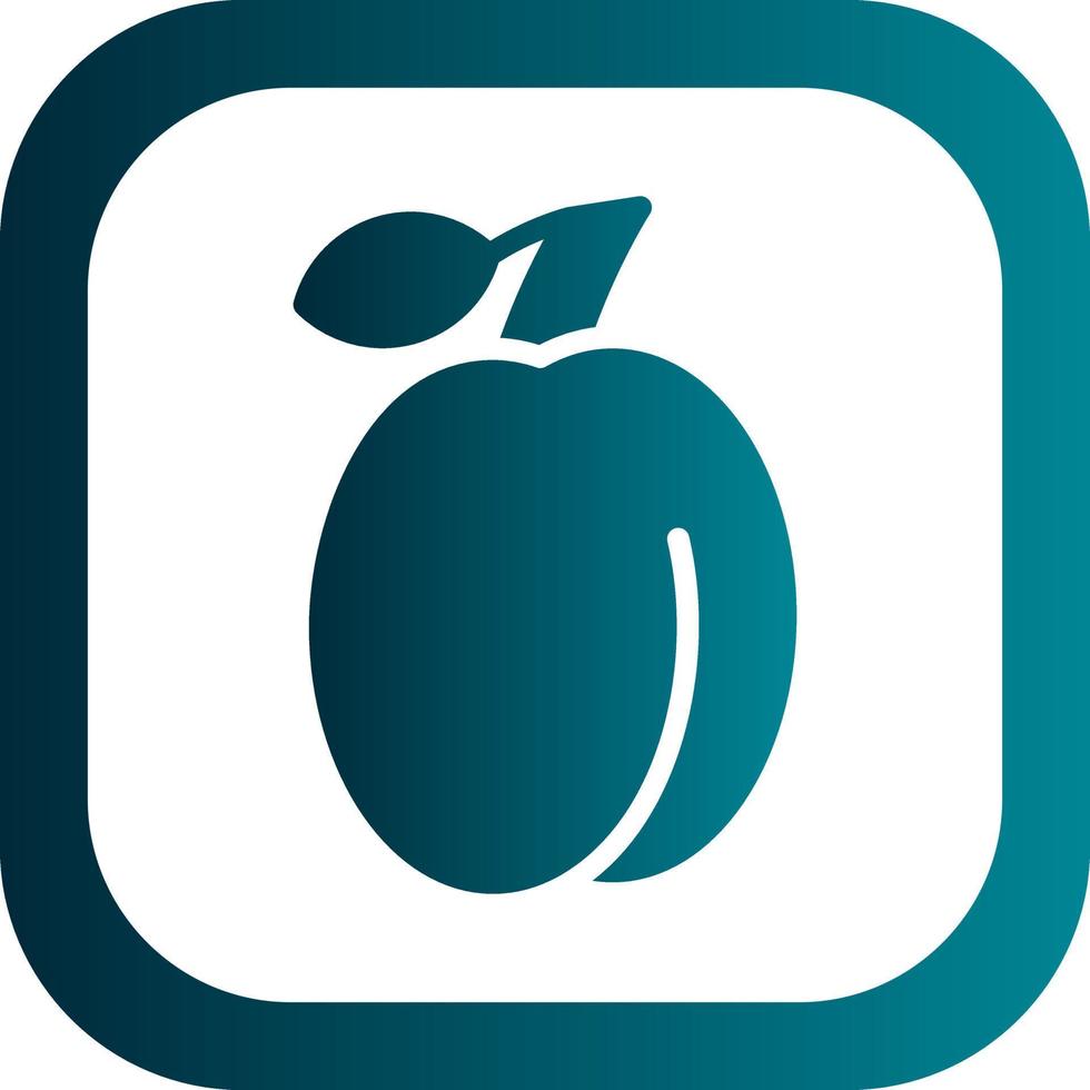 Plum Vector Icon Design