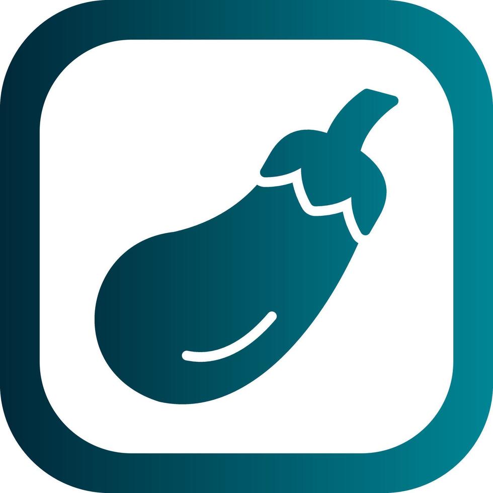 Eggplant Vector Icon Design