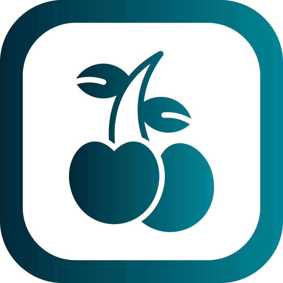 Cherry Vector Icon Design