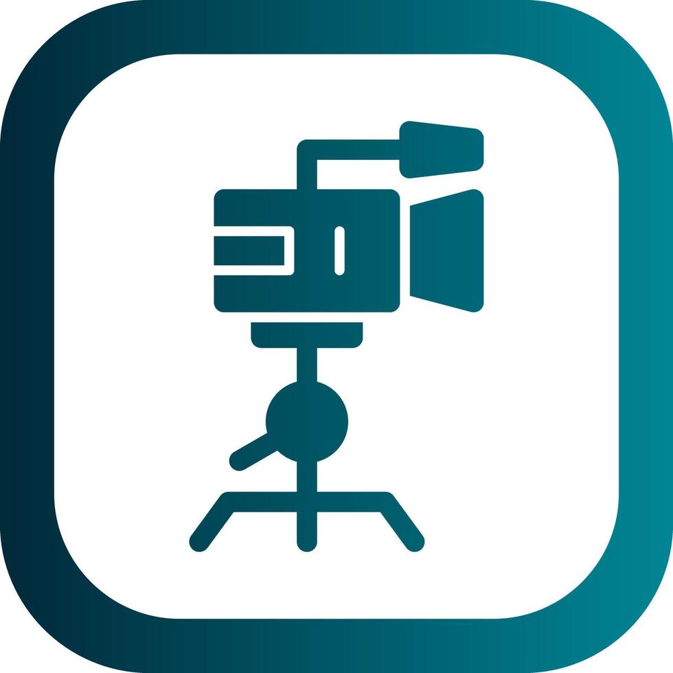 Camera Tripod Vector Icon Design