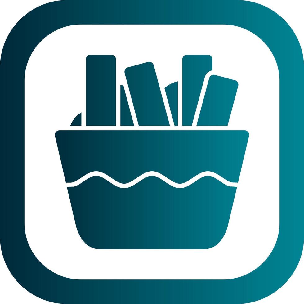 Poutine Vector Icon Design