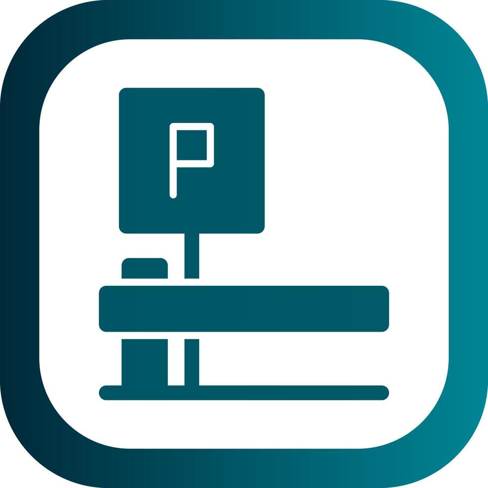 Parking Vector Icon Design