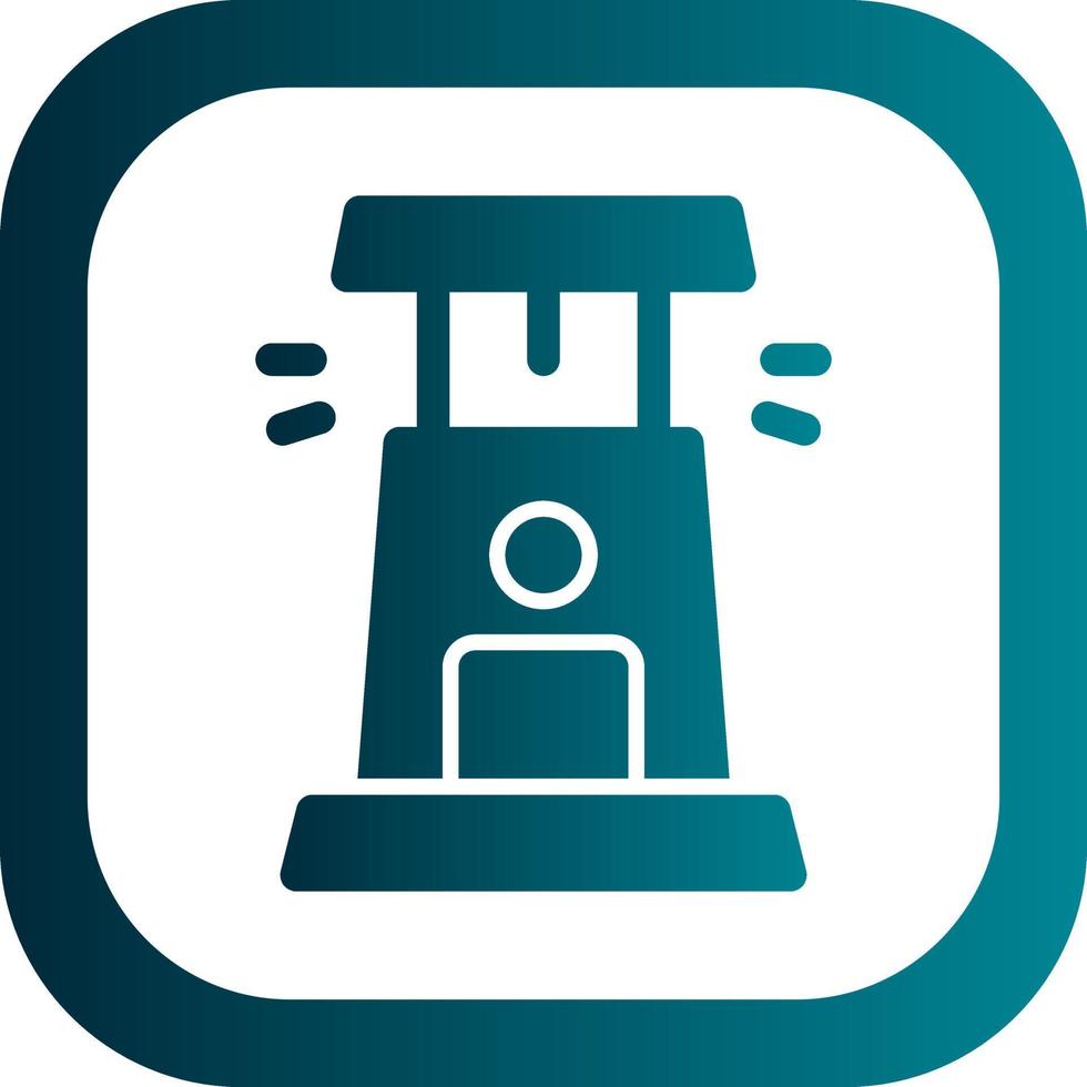 Lighthouse Vector Icon Design