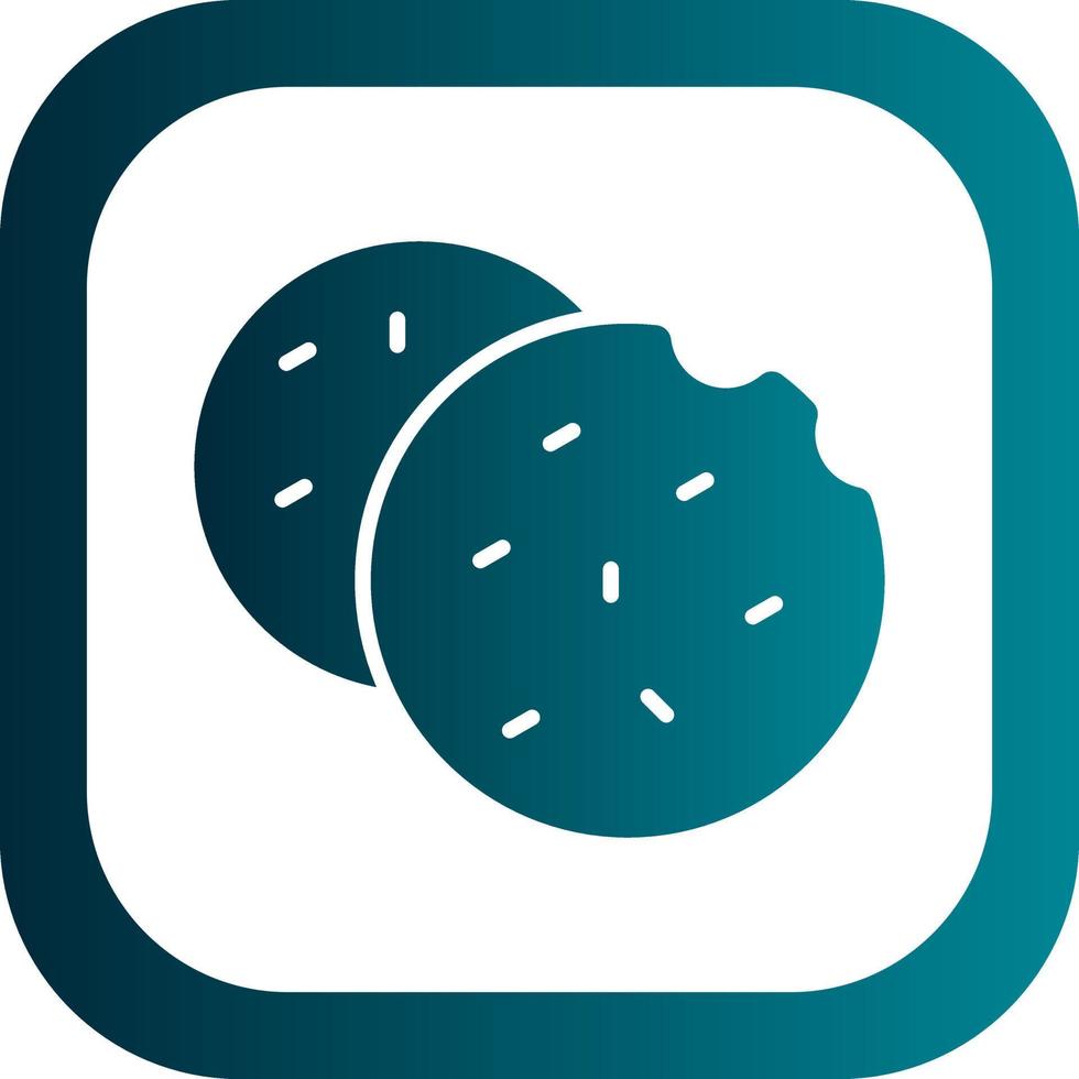 Chocolate Chip Vector Icon Design
