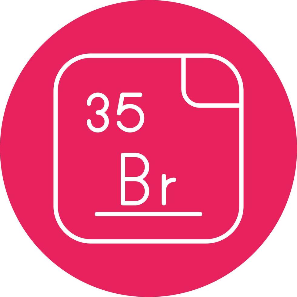 Bromine Vector Icon